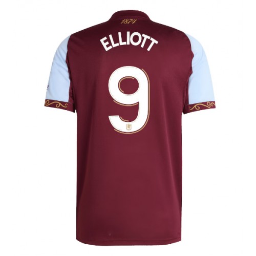 Pánský Fotbalový dres Aston Villa Harvey Elliott #9 2025-26 Domácí Krátký Rukáv